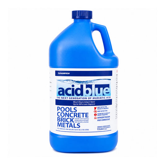 Acid Blue Low-Fume Muriatic Acid single 1 gallon