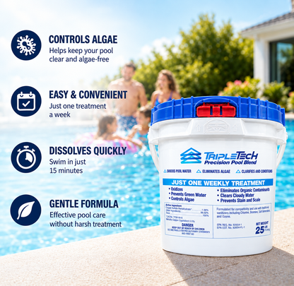 TripleTech Precision Pool Blend 25 lb bucket