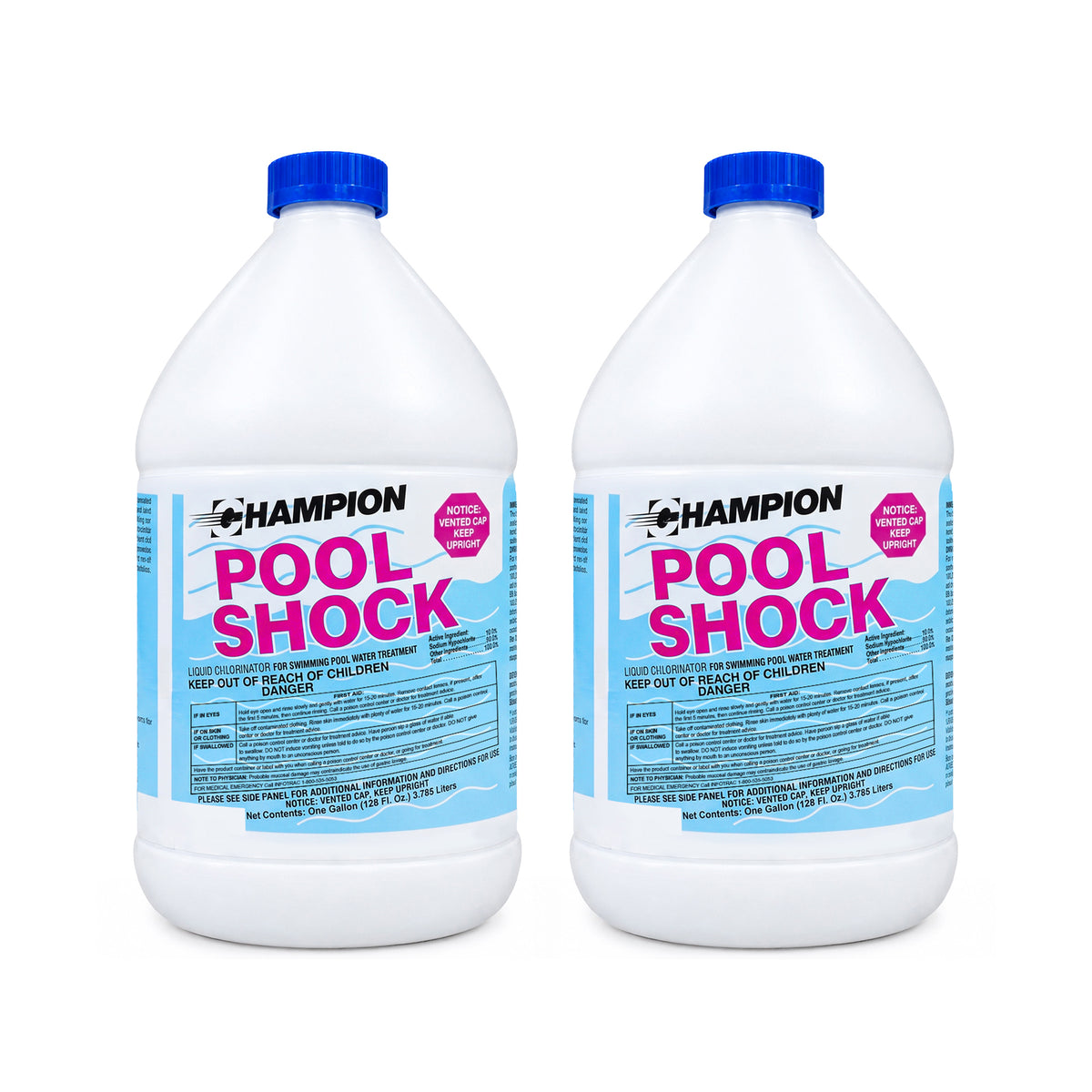 Champion Pool Shock 10% 2-Pack (2 x 1 gallon)